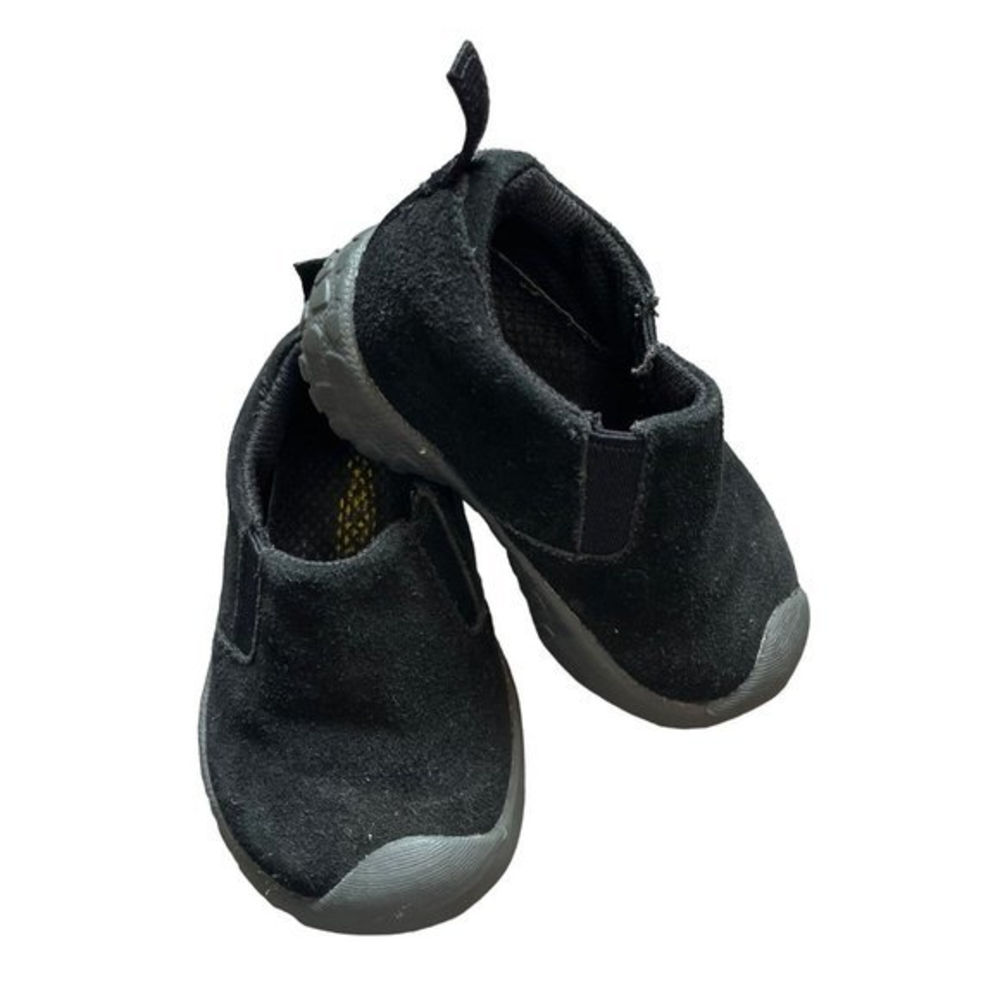 Keen Unisex‎ Black Suede Leather  Slip On Rintin Shoes Mocs Baby Size 5